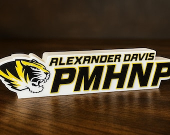 Custom 3D Printed Desk Name Plate – Personalized Office Plaque