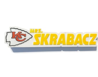 Custom Logo Desk Name Plate – 3D Printed Office Sign, Personalized Plaque