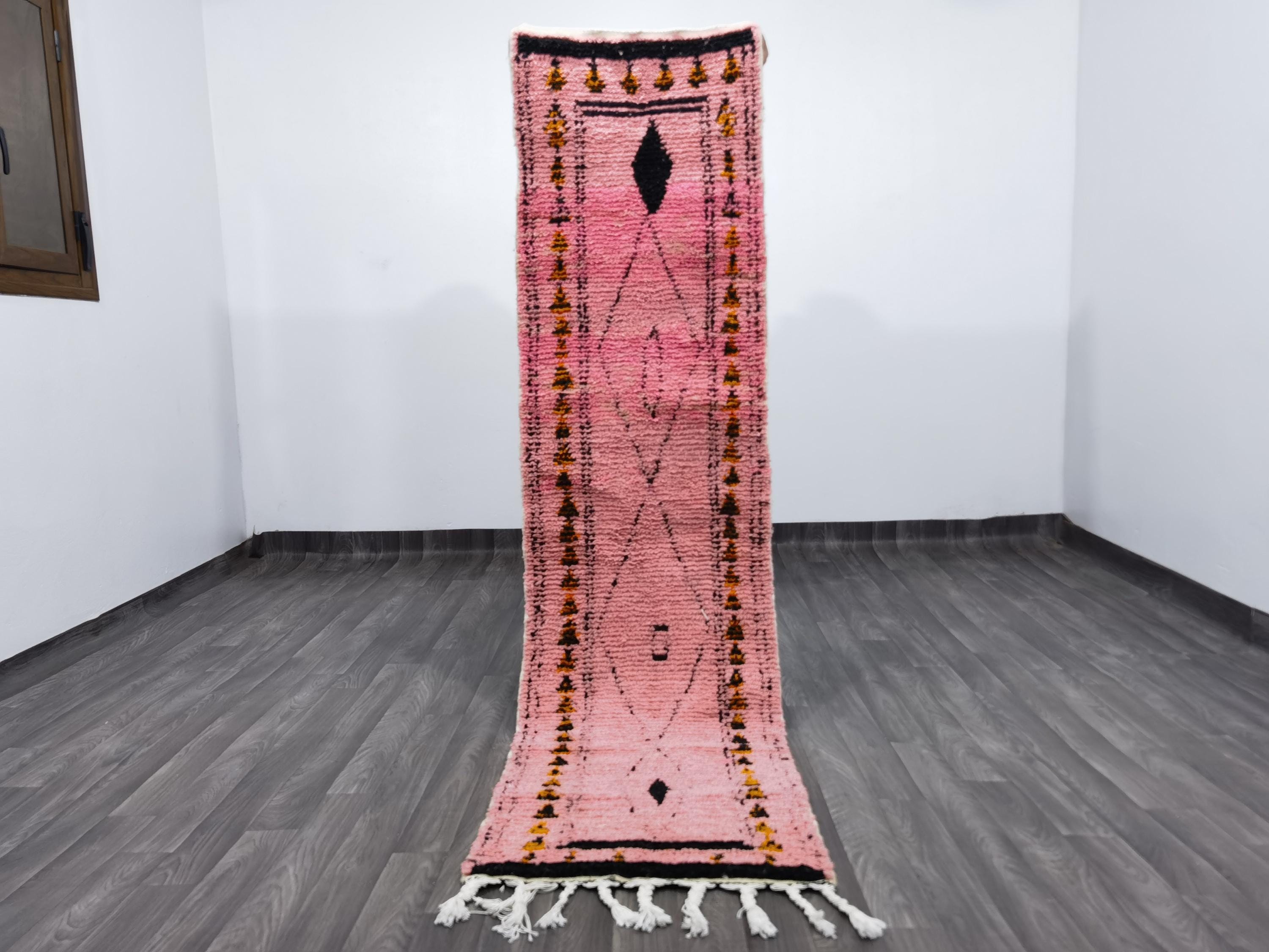 Pink Moroccan Runner Rug