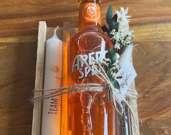Aperol Spritz Geschenkset, Freundin, Geburtstagsgeschenk, Mitbringsel, Geschenk für Frau, Sie, Kollegin, Sommergeschenk,Wunscherfüller