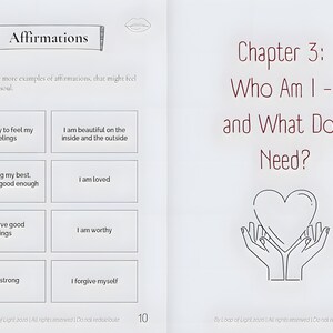 Self Love Guided Journal, Prompts, Affirmations, Self Care (Digital Download)