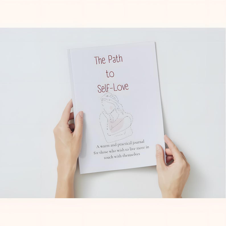 Self Love Guided Journal, Prompts, Affirmations, Self Care (Digital Download)