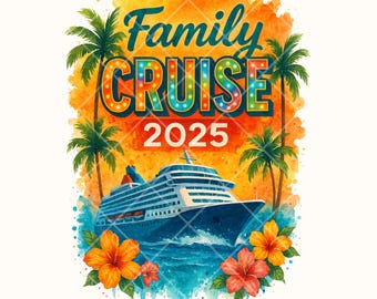Familienurlaub T-Shirt Design, Sommerreise PNG, Strandkreuzfahrt Shirt Grafik, digitaler Download