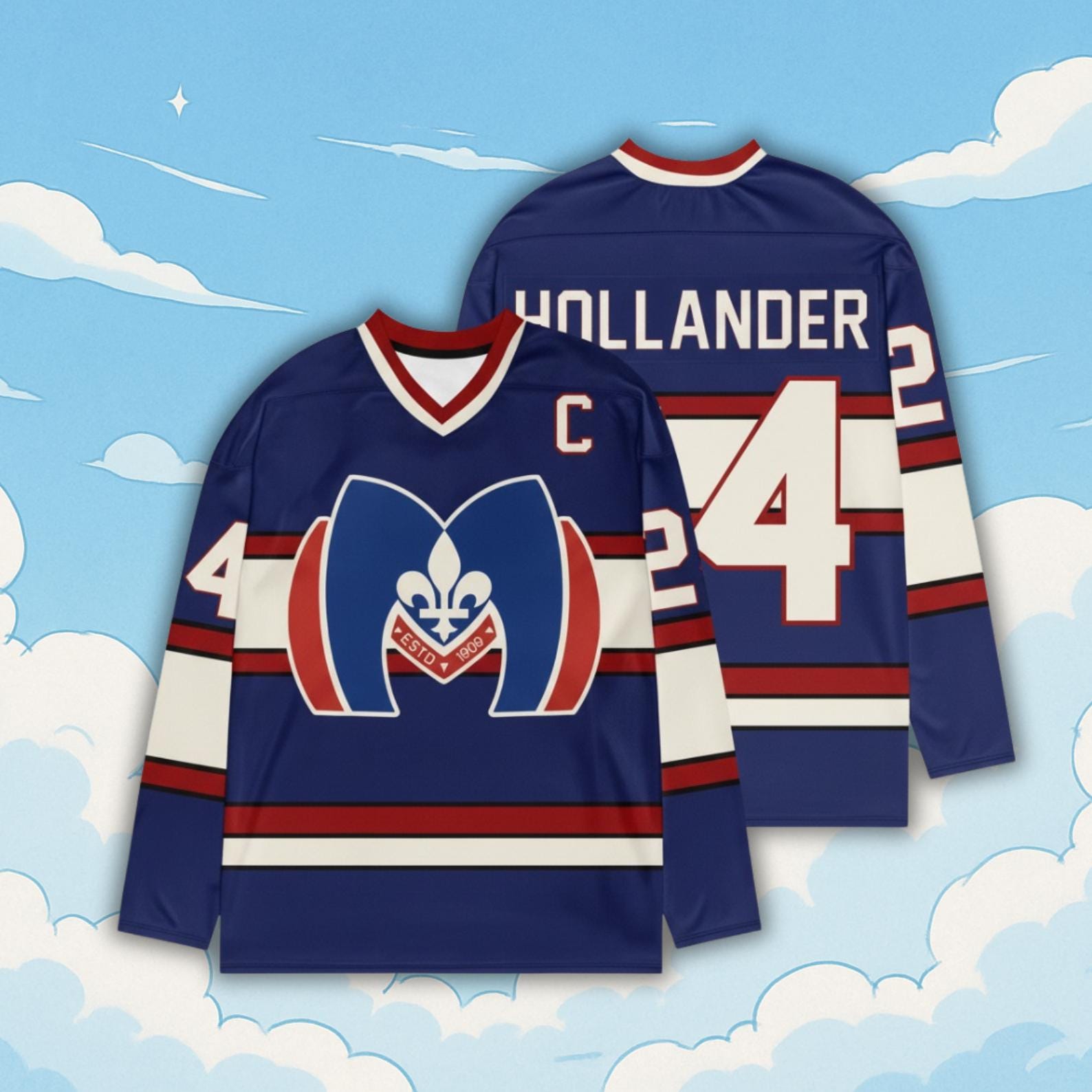 Discover Hollander Men's Hockey Jersey Shirt Long Sleeve Hunter Jersey