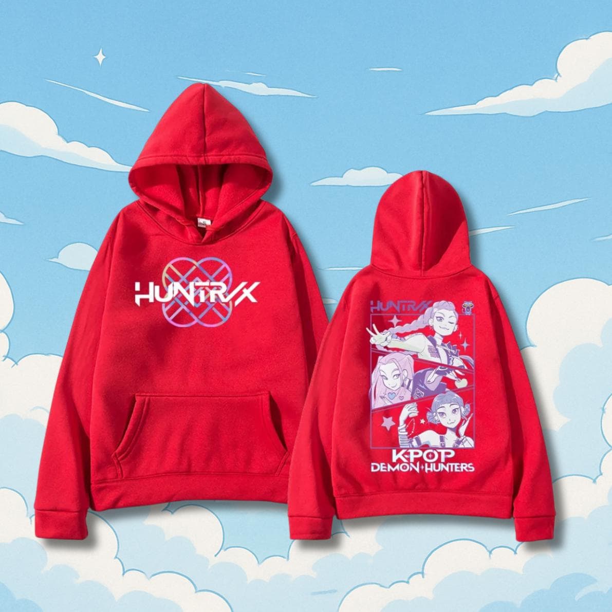 Voulkco Kpop D-Demon H-Hunters Merch Sweat À Capuche Pull