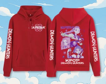 K-Pop Demon Hunters Hoodie Mädchen Kapuzenpullover Produktbild-Vorschau 8