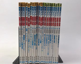 Koku Fan Magazine Lot of 20 Japanese Airplane 1982-83 Military Air Force History