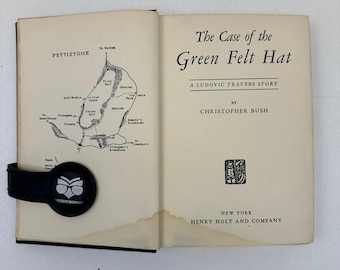 El caso del sombrero de fieltro verde Christopher Bush 1939 Primera edición Misterio Henry