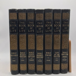 The Book of Life Newton Marshall Hall Lot of 7 Christian Biblical Literature 1927 image 1