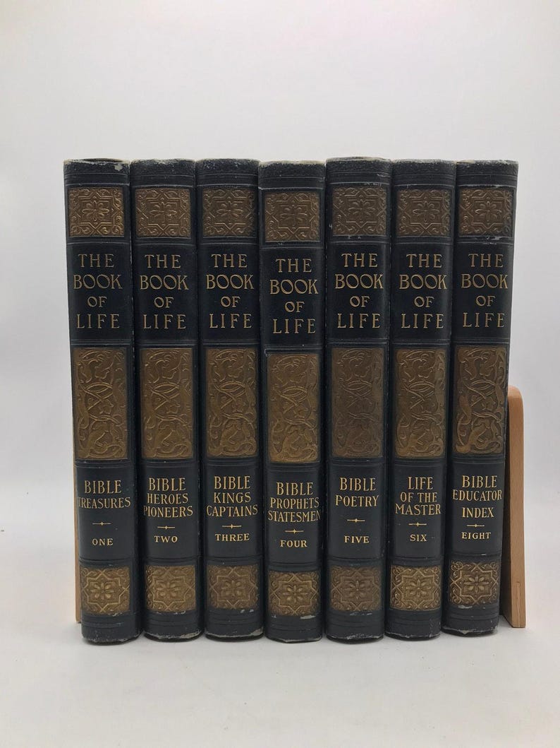 The Book of Life Newton Marshall Hall Lot of 7 Christian Biblical Literature 1927 image 1