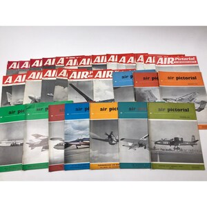Air Pictorial Magazine Lot of 33 Issues Transportation Aircraft Aviation History 1950-1958