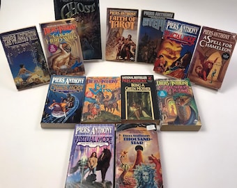 Piers Anthony Xanth Series Lot of 18 Science Fiction Fantasy Adventure Novels