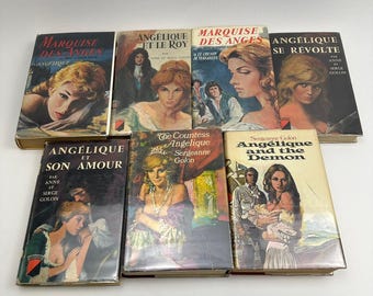 Angelique the Marquise of the Angels Series Anne and Serge Golon Lot of 7 Novels