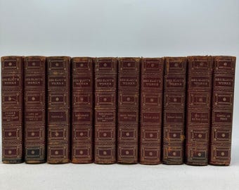 George Eliots verk 11 volymer Set Edition De Luxe Limited Jefferson Press