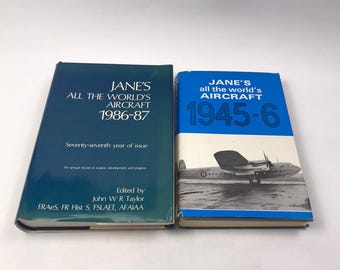 Jane's All the World's Aircraft 7冊セット Janes All the Worlds Aircraft 1945-6 and 1985-86 Aviation Military