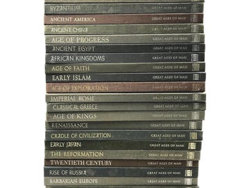 Time Life Series The Great Ages of Man Complete 21 Volume Set Hardcover Books