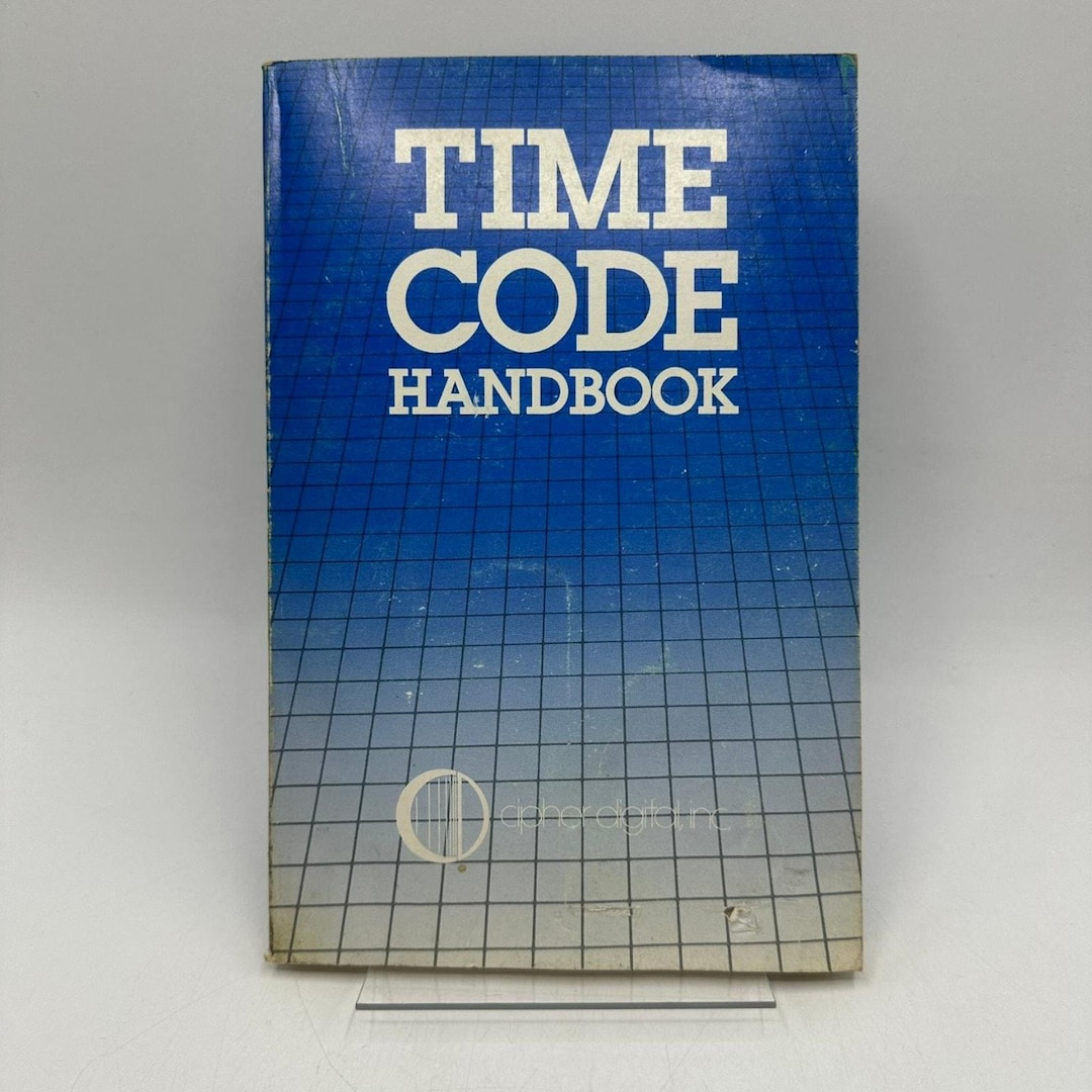 Tcr Time Code Time Code Handbook 1987 Cipher Digital Technical Reference Video ...
