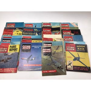 Royal Air Force Review Magazine Lot of 29 Military Aircraft Aviation History 1960-1969