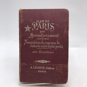 Plan De Paris Par Arrondissement Pocket Guide Tourism Maps Travel