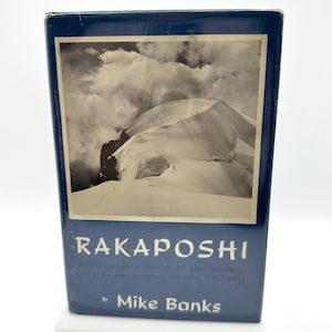 Vintage Rakaposhi by Mike Banks 1960 English Hardcover Book with Dust Jacket