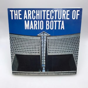 The Architecture of Mario Botta Illustrated Paperback Book by Mirko Zardini 1985