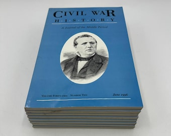 Historisches Journal des Bürgerkrieges der mittleren Periode Lot von 8 Amerika Militärkultur
