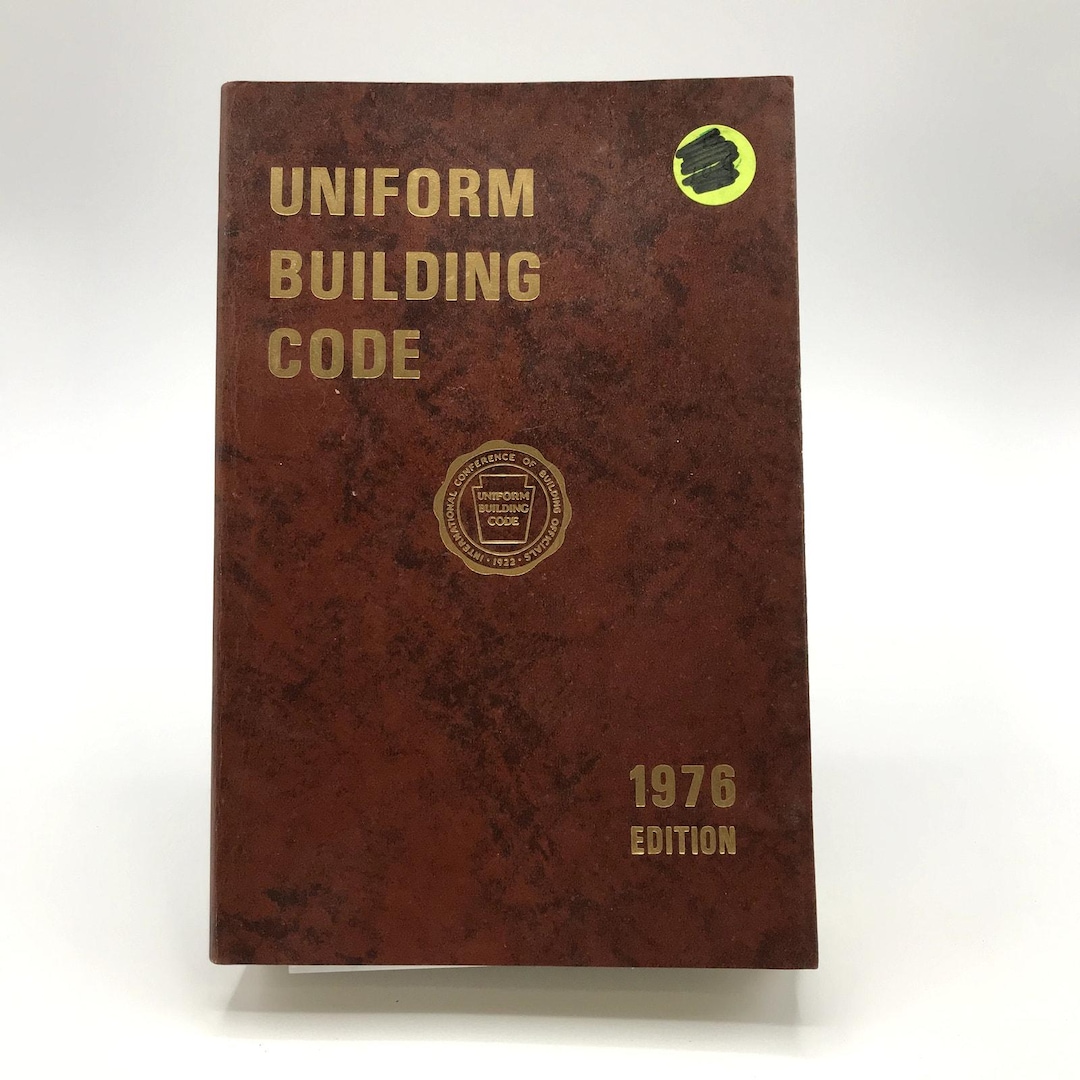Uniform Building Code 1976 Edition Illustrated Paperback Book 4th ...