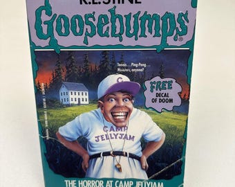 Kippenvel The Horror at Camp Jellyjam #33 R.L. Stine 1995 First IRON ON