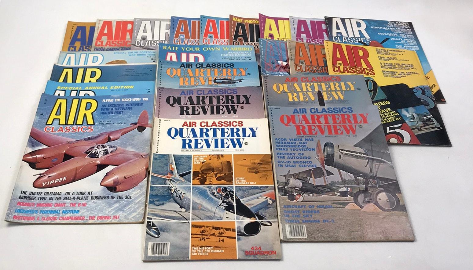 Air Classics Magazines 141 Issues Military Aircraft Aviation