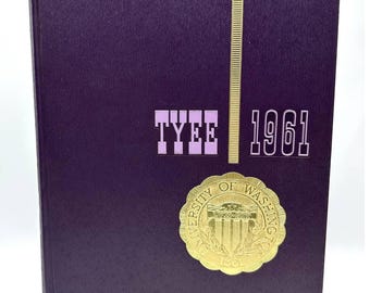 Universidad de Washington 1961 Anuario TYEE de tapa dura Volumen 62