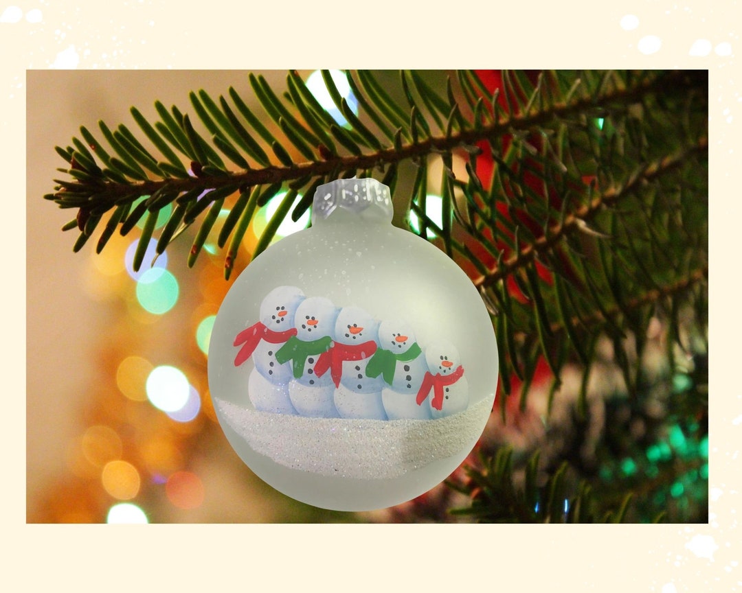 Personalized Family of 5 Ornament - Etsy