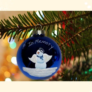 Memorial Angel Christmas Ornament image 1