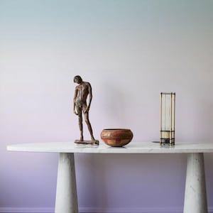 Ombre Serenity Wallpaper – Light Gradient Wall Mural | Japandi, Wabi-Sabi, Minimalist Decor | Calm Neutral Mural for Bedroom or Studio