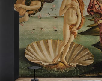 Birth of Venus Wallpaper Mural: Renaissance Art Wall Decor