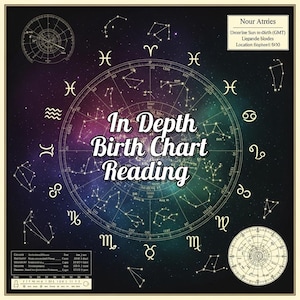 Personalized Natal Chart Reading – Astrology Birth Chart – Digital Horoscope Report – Custom Star Map Gift