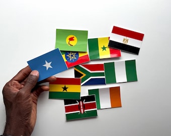 South African Flag Stickers 86mm X 54mm - Cute Stickers