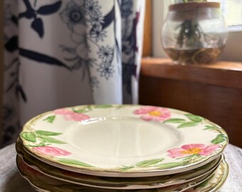 Plato de postre vintage de cerámica franciscana (6 pulgadas)