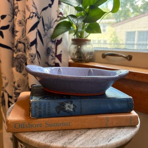Vintage Bakato Stoneware Baking Dish: Christian Ridge Pottery Apple Baker
