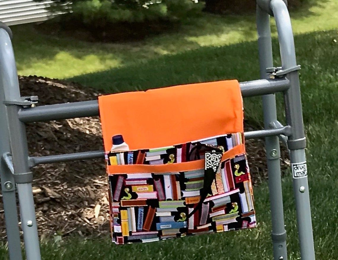 Walker Caddy Bag Walker Tote Bag Walker Organizer Mobility Etsy