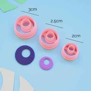 Circle cutter / shape / round / cutters / polymer clay / mold / claycutters / fimo / Polymer Clay