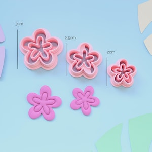 Flower cutter / flowers / summer / cutters / polymer clay / mold / claycutters / fimo / Polymer Clay