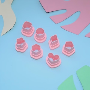 Mini cutters / earrings / shapes / cutters / polymer clay / mold / claycutters / fimo / Polymer Clay