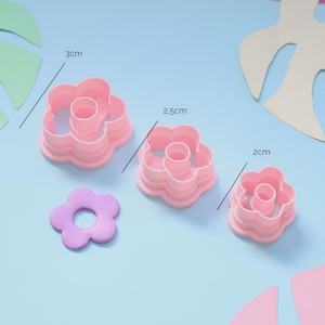 Flower cutter / flowers / summer / spring / cutters / polymer clay / mold / claycutters / fimo / Polymer Clay