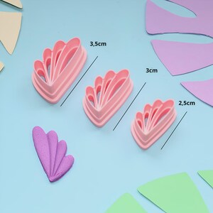 Organic Shape Cutter for Polymer Clay, Fimo, DIY, Polymer Clay Earrings, Cutters
