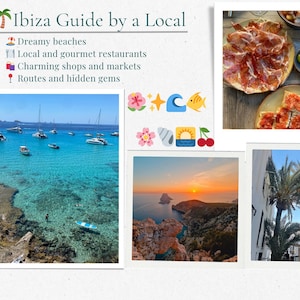 Ibiza Travel Guide PDF – Beaches • Coves • Restaurants · Map • Local Tips • Digital Download • Local recommendations