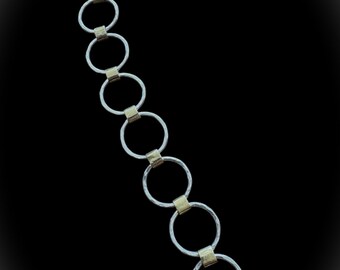 Bracelet Chain - Mixed Metal Sterling Silver and Brass
