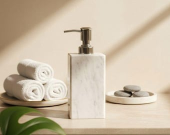 unique Handwash Dispenser – Luxury Bathroom Soap Dispenser – marble Home Décor