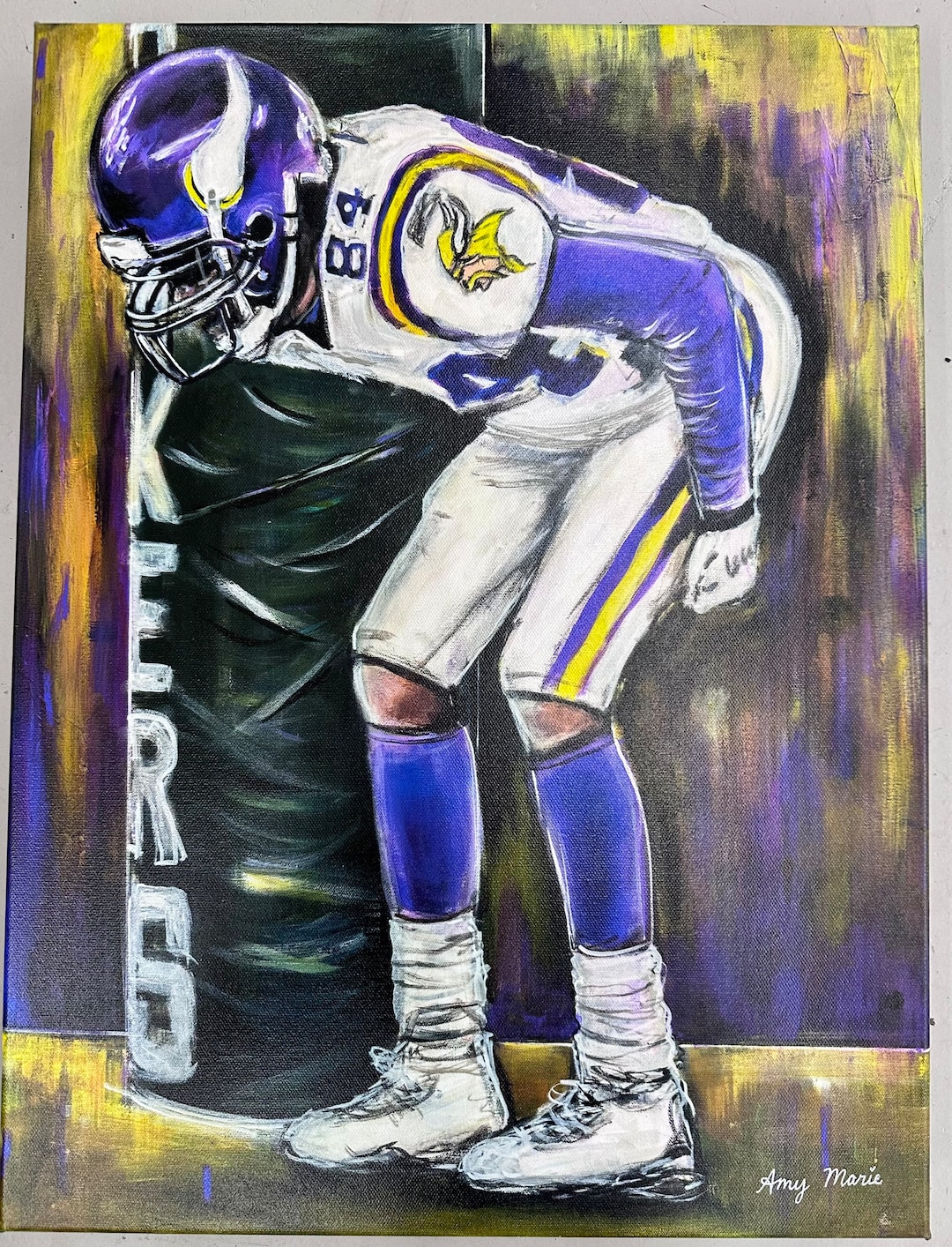 ミネソタ・バイキングス 84番 MOSS シャツ NFL Reebok On Field Randy Moss #84 Minnesota Vikings 50th Anniv