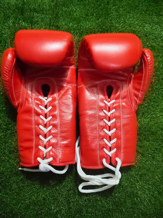 Cleto Reyes Lace up Red Pro Training Boxing Gloves - Etsy Israel
