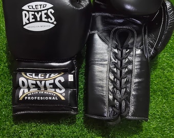 Cleto Reyes Lace Sparring Gloves Black – Pro Training Boxing Gloves